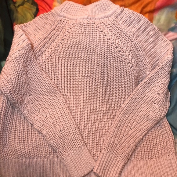 Pink, small, Express sweater. Crew neck. Pullover - Picture 4 of 6